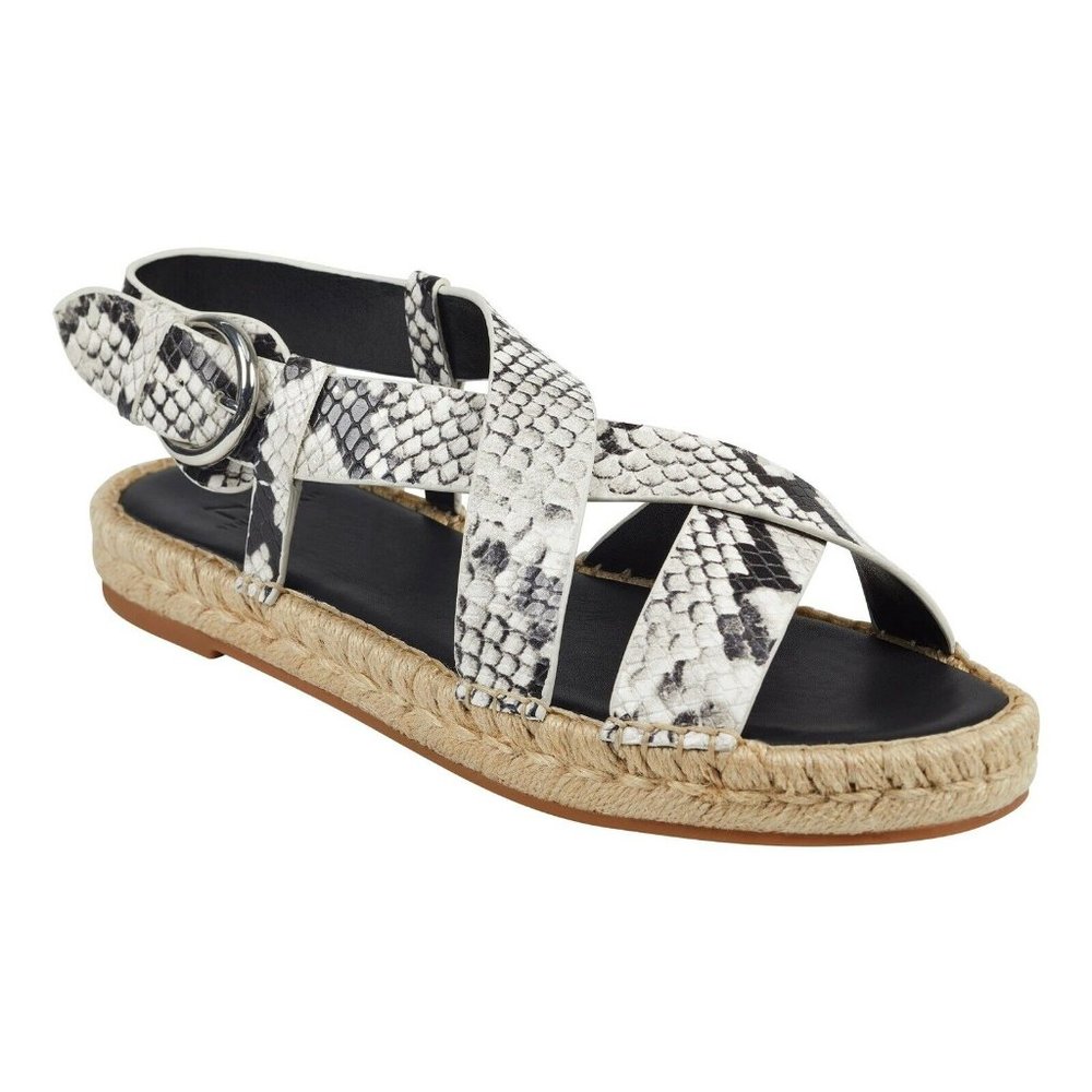 new Marc Fisher womens Tallia espadrille sandal snake SIZE 7  super cute